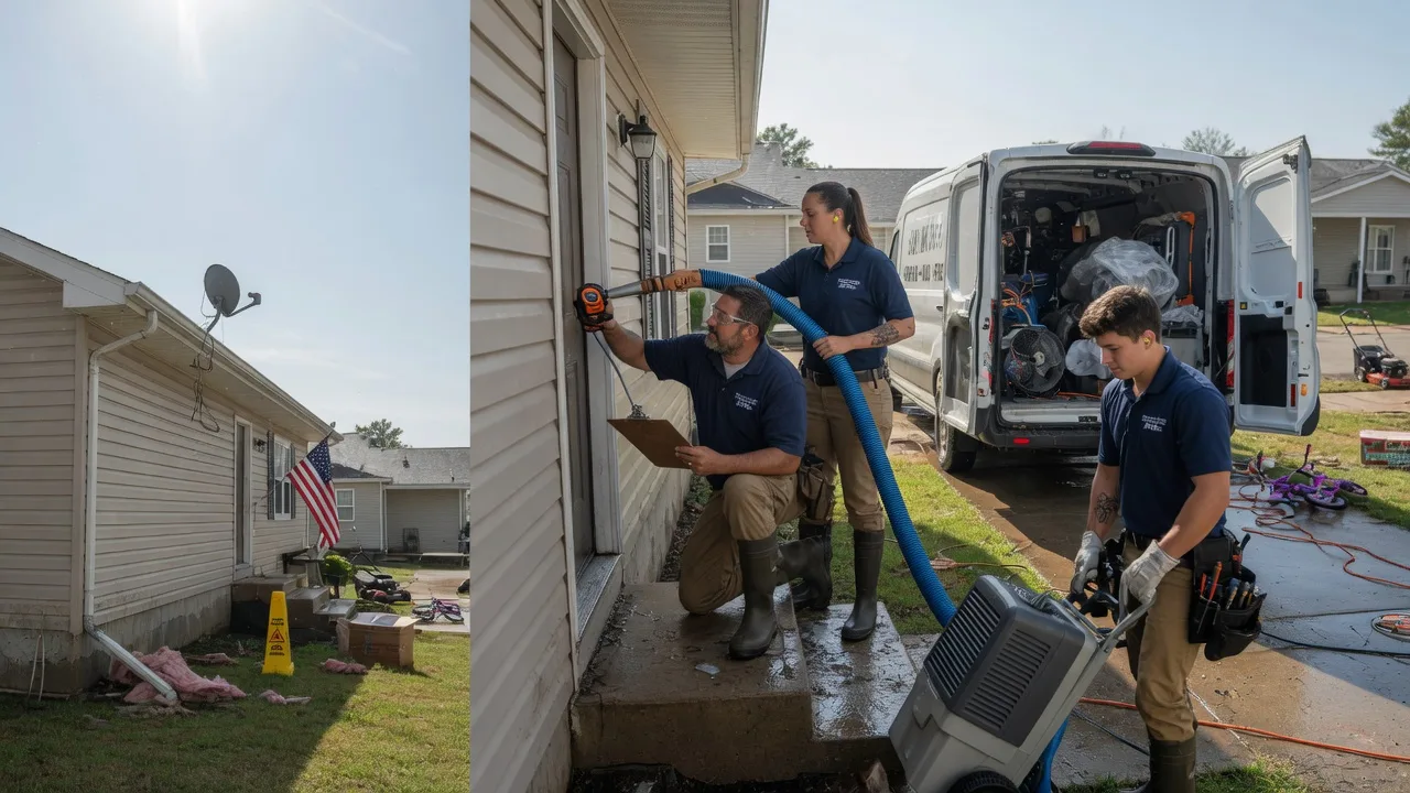 Ceiling Water Damage Restoration in Saxis, VA near me